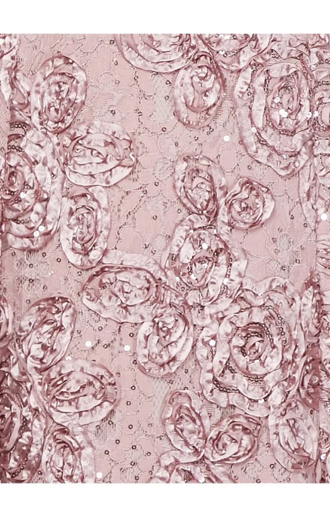 Long Tte Sequin Lace Off-The-Shoulder Dress