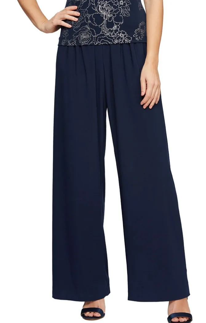 Matte Jersey Straight Leg Long Pant