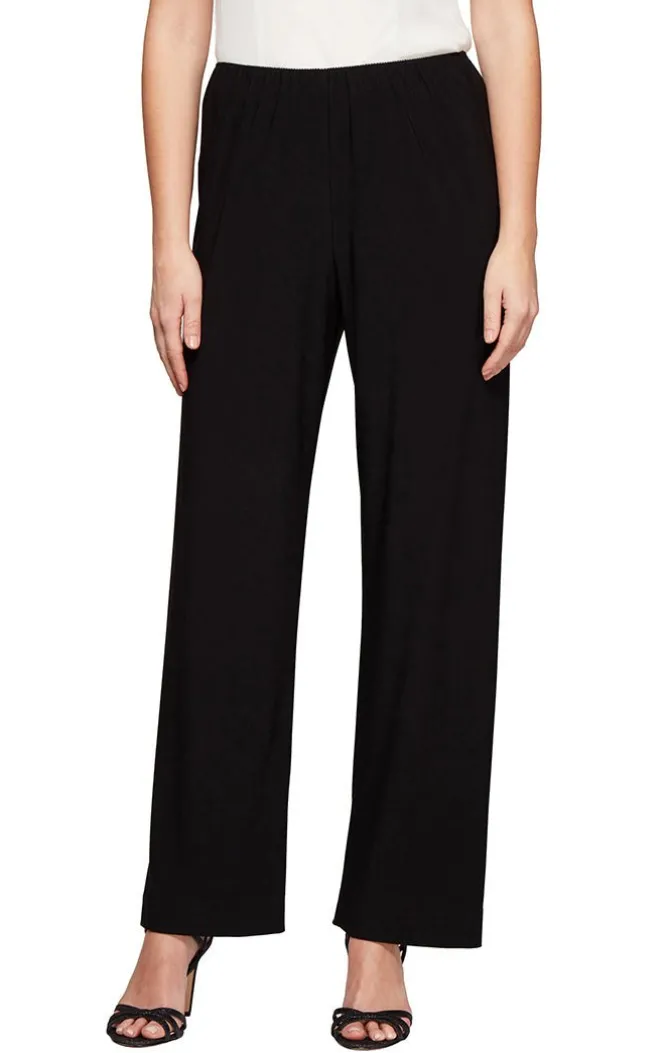 Matte Jersey Straight Leg Long Pant