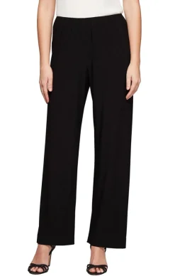 Petite Matte Jersey Straight Leg Long Pant