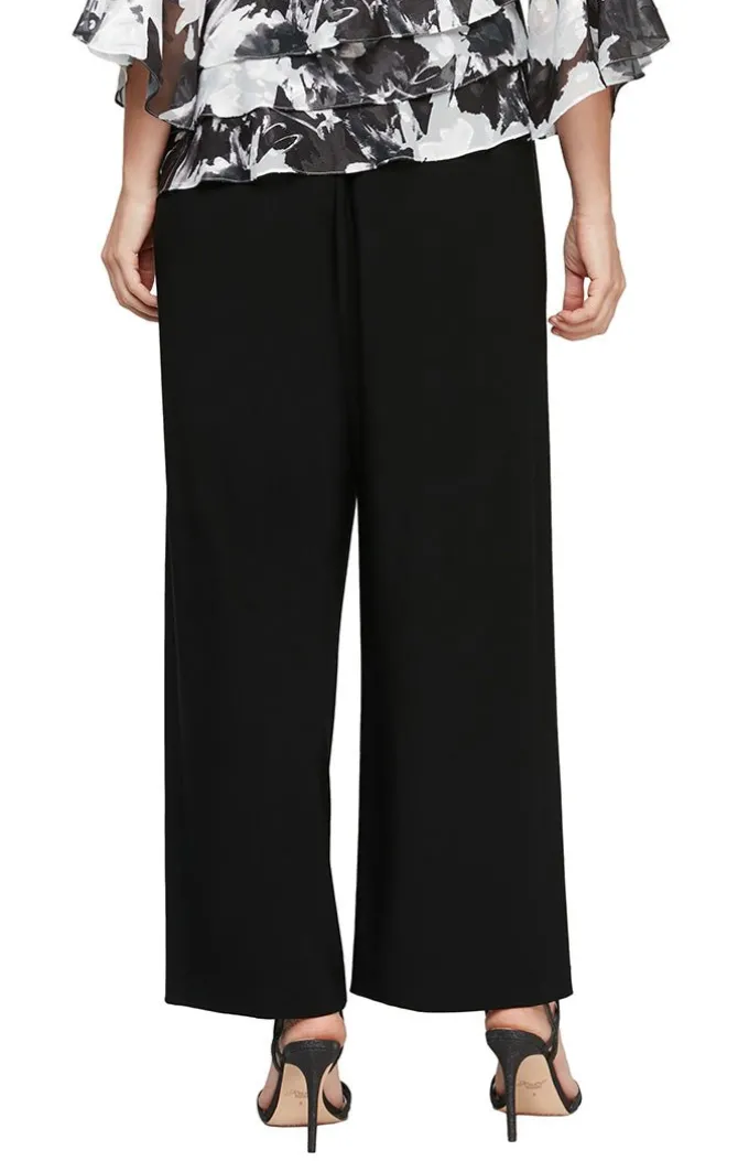 Petite Matte Jersey Straight Leg Long Pant
