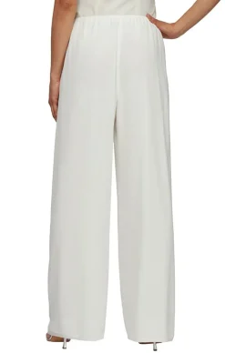 Petite Silky Chiffon Basic Pant