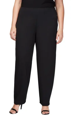 Plus Crepe Slim Leg Pant