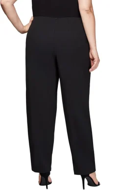 Plus Crepe Slim Leg Pant