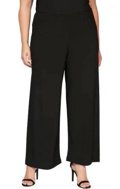 Plus Matte Jersey Straight Leg Long Pant