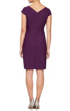 Short Sheath Compression Collection Cocktail Dress