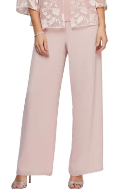 Straight Leg Chiffon Pant